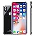 iPhone X Case,Clear Thin Hybrid Cute Armor Slim Hard Back Defender Flexible TPU Bumper Non Slip Non Bulky Full Body Shockproof Resistant Protective Cover for Apple iPhone X, 10 Phone 2017, Crystal