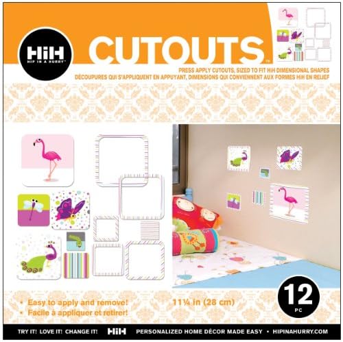 Hip In a Hurry 3D Decor Cut Outs 11 1/4 Inch -Flamingo