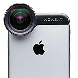 MOMENT Wide iPhone 6 Lens - 18mm Wide Angle lens kit for iPhone 6 - 0.63x magnification with 140 degree field of view smartphone lens.