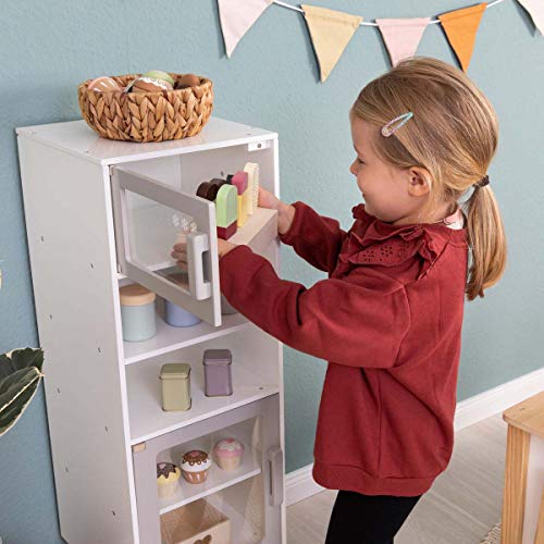 MUSTERKIND Kaufladen Cassia weiß/Natur/ warmgrau aus Holz - Kaufmannsladen für Kinder – Bild 8