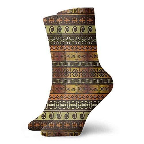 Men Novelty Zambia Traditional Ceremonial Hiking Walking Socks