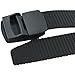 Samtree Nylon Belts for Men,Military Web Tactical Belt Automatic Plastic Buckle(Black)
