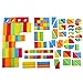 deAO Early Education Creative Educational EVA Jumbo Foam Building Construction Blocks for kid-131pcs