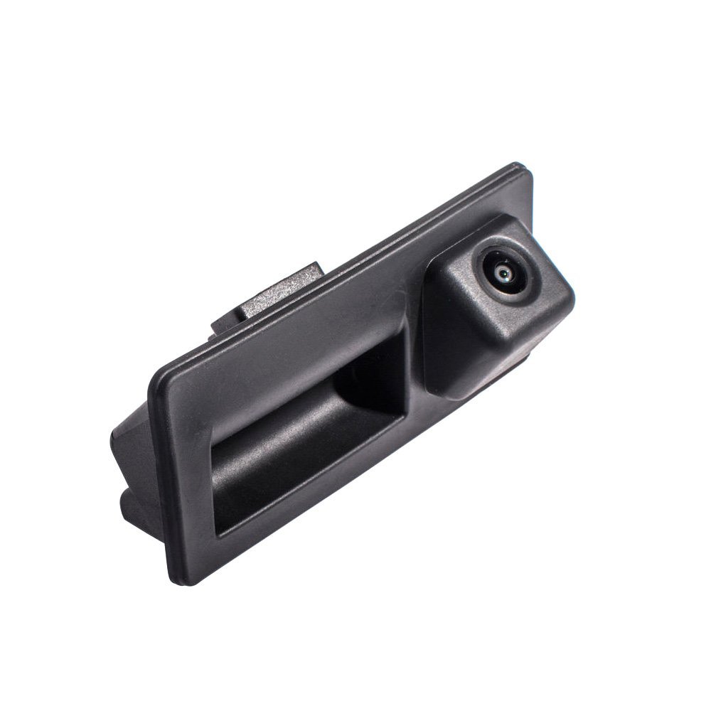 LeHang Car Reverse Backup Trunk Handle Camera, Fit for VW Jetta Touareg Sharan Passat Golf Audi A3 A4 A6, 170° Wide Angle, CCD, IP68 Waterproof
