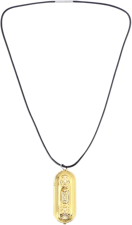 Amazon Com Ukcoco Hanging Neck Pendant With 50cm Black Braided Rope Stainless Steel Necklace Pendants Clip Holder For Xiaomi Mi Band 3 Golden Home Audio Theater