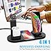 Yestan Wireless Charger 4 in 1 Wireless Charging Dock Compatible with Apple Watch 5 and Airpods Charging Station Fast Wireless Charging Stand for iPhone 11 11 Pro X XS XR Xs Max 8 8 PlusDeep Black
