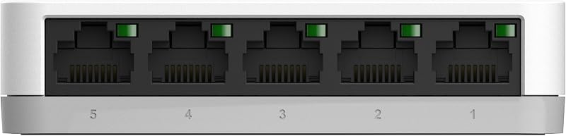 GO-SW-5G Switch 5 Porte Gigabit, Serie Dlinkgo, Bianco
