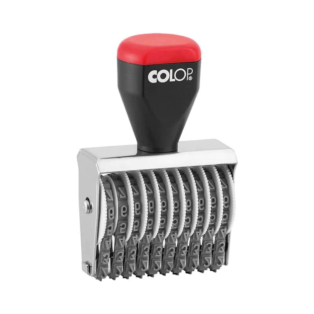 COLOP 04010 Rubber Numbering Stamp | 108840 | 4mm 10 Band Numberer