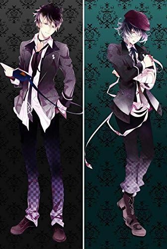 Anime Diabolik Lovers mukami ruki Two Sides Pillow Printed Sexy Soft Body Rectangular Pillow Cover Case 15050cm BB0378-D