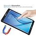 Samsung Galaxy Tab E 8.0 Screen Protector 8.0 Inch, Nearpow Tempered Glass Screen Protector with [9H Hardness] [2.5D Round Edge] [Crystal Clear] [Easy Bubble-Free Installation] [Scratch Resist]