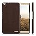 kwmobile Hardcase Tablet Cover for Huawei MediaPad X2 7.0 with artificial leather covering – backcover case protective cover in dark brown