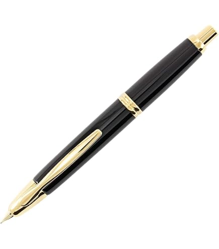 Amazon.com : Pilot Fountain Pen Capless, F-Nib, Black Body (FC