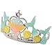 Jxstar Girls Crown Headband Mermaid Party Costume Supplies Mermaid Tiara Headband Pinkycolor Blue