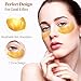 FreshMe 24K Gold Collagen Under Eye Patch for Women and Men - 20 Pairs Gel Eye Treatment Mask for Eyes Puffiness Anti Aging Removing Bags Deep Hydration Relieve Dark Circles