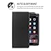 iPad Air 2 Case, Snugg Executive Black Leather Smart Case Cover Apple iPad Air 2 Protective Flip Stand Cover with Auto Wake/Sleep