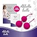Kegel Exercise Weights - Doctor Recommended for Bladder Control & Pelvic Floor Exercises - Set of 3 Premium Silicone Vaginal Kegel Balls with Training Kit for Women: Beginners & Advanced