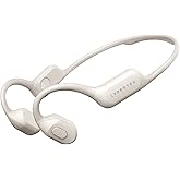 LYPERTEK Bone Conduction Headphones, Open-Ear Bluetooth Wireless Sports Headphones, IP68 Waterproof & Sweatproof for Running, Swimming Workout, Bluetooth 6.0 Headphones, S30 - Beige