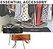 NormCorer- Womens PU Leather Waist Belt - 2 Belts (black & brown)
