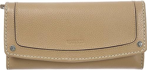 Roots 73 Leather Clutch Wallet with Checkbook and Gusset