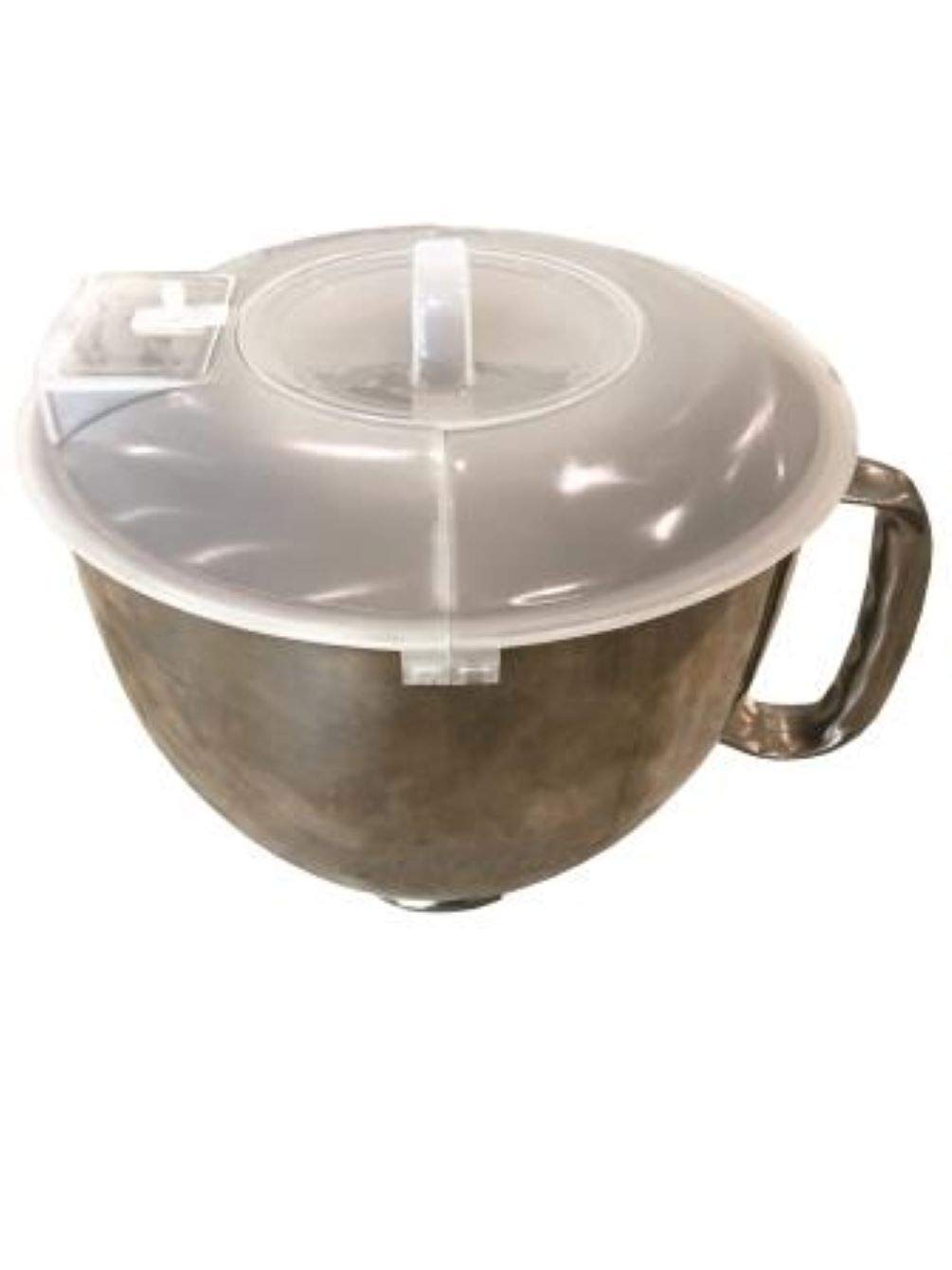 Exclusively for Kitchen Aid 4.5 Mixing Bowl, USA Patented 3 in 1 Splatter cover, Eliminates the mess, Securely seals and has easy access door for adding additional ingredients,