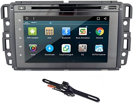 Android 6.0 Car DVD Player for General GMC Yukon Chevrolet Express Van Chevy Buick 2007-2012 Double Din Touchscreen Car Stereo In Dash Radio Receiver 7'' GPS Navigation Bluetooth + Backup Camera