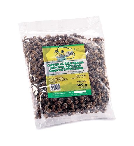 Pantelleria Capers in Sea Salt, 1.10 Pound