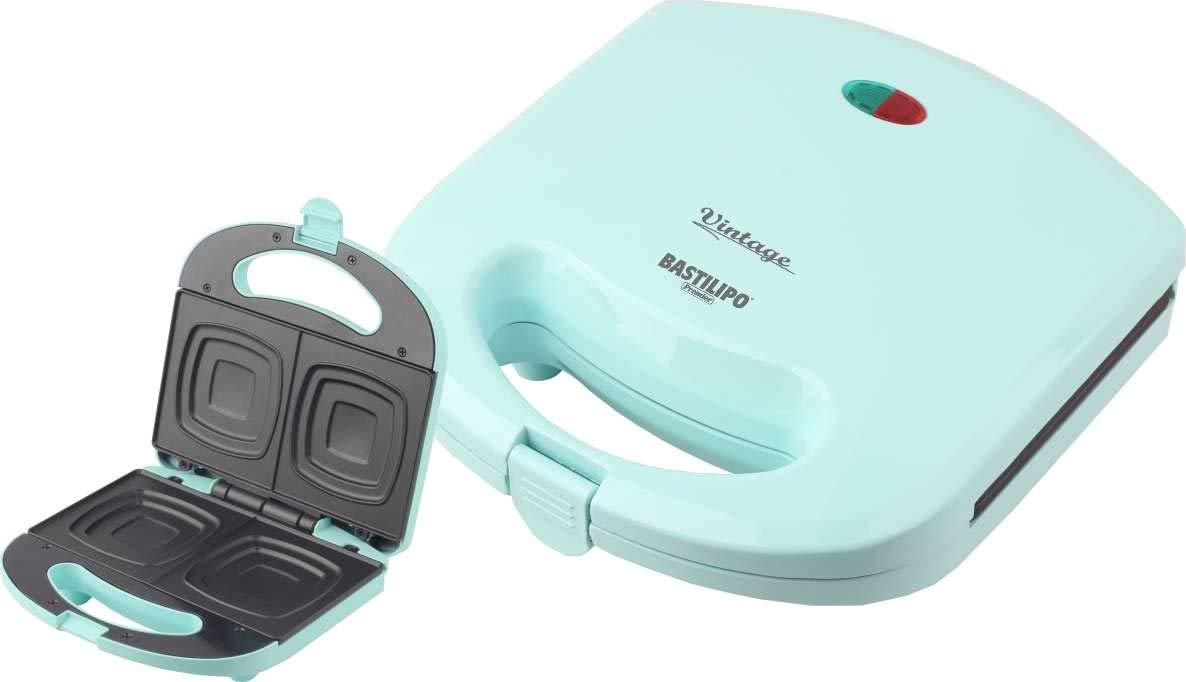 Bastilipo-SW-780-V-Sandwichera-Electrica-para-2-Sandwiches-SW-780V-con-Molde-Cuadrado-780-W-Aluminio-Plastico-Verde