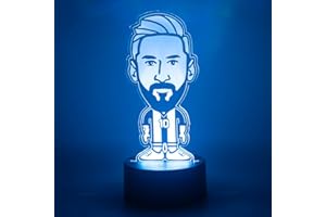 EXIGENT 3D LED Light Argentina Soccer Lamp Acrylic Illusion Night Flashing Cool (SoccerLamp_LM)