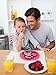 Qshare Toddler Plate, Baby Plate for Babies Toddlers and Kids, Portable BPA-Free FDA Approved Strong Suction Plates for Toddlers, Dishwasher and Microwave Safe Silicone Placemat 11x8x1 inch