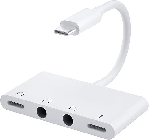Amazon Co Jp Type C イヤホン 変換アダプタ 4in 1 タイプc To 3 5mm イヤホン 変換ケーブル 充電 イヤホン 同時 通話 音楽 音量調節を二人で同時 Ipad Pro 18 Google Pixel 2 2xl 3 3xl Xz2 Xperia 5 Galaxys S Note10のデバイスに対応 家電 カメラ