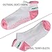 Matymats Women Non Slip Athletic Yoga Socks for Running Exercise Workout Training Fitness Hospital,005-5 Pairs in Five Colors,One Size
