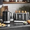 Russell Hobbs 24381 Inspire High Gloss Plastic Four Slice Toaster, Black