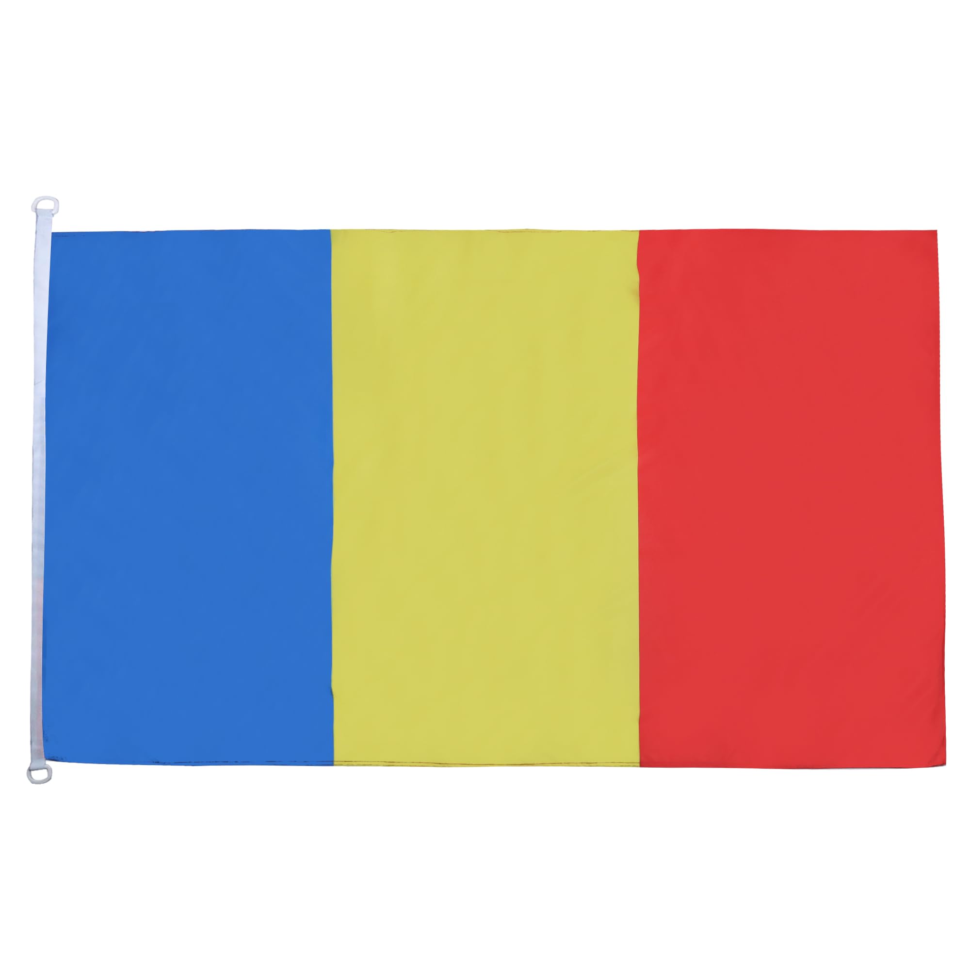 AZ FLAG - Romania Flag - 3x5 Ft - External Use - Romanian Banner Knitted Polyester with Two Plastic Rings - Fade Resistant - Vivid Colors - 3' x 5' Feet - 150x90 Cm