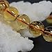 Natural AA Citrine Crystal Gemstone 8mm Round Beads Stretch Bracelet 7 Inch Unisex