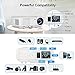 Bluetooth Wireless Smart HD Projector WiFi, Video Projector 4600 Lumen 1280×800 Native Home Theater Android LCD LED Projectors HDMI USB Aux Audio VGA, Home Cinema Game Consoles APPs Outdoor Moviesthumb 4