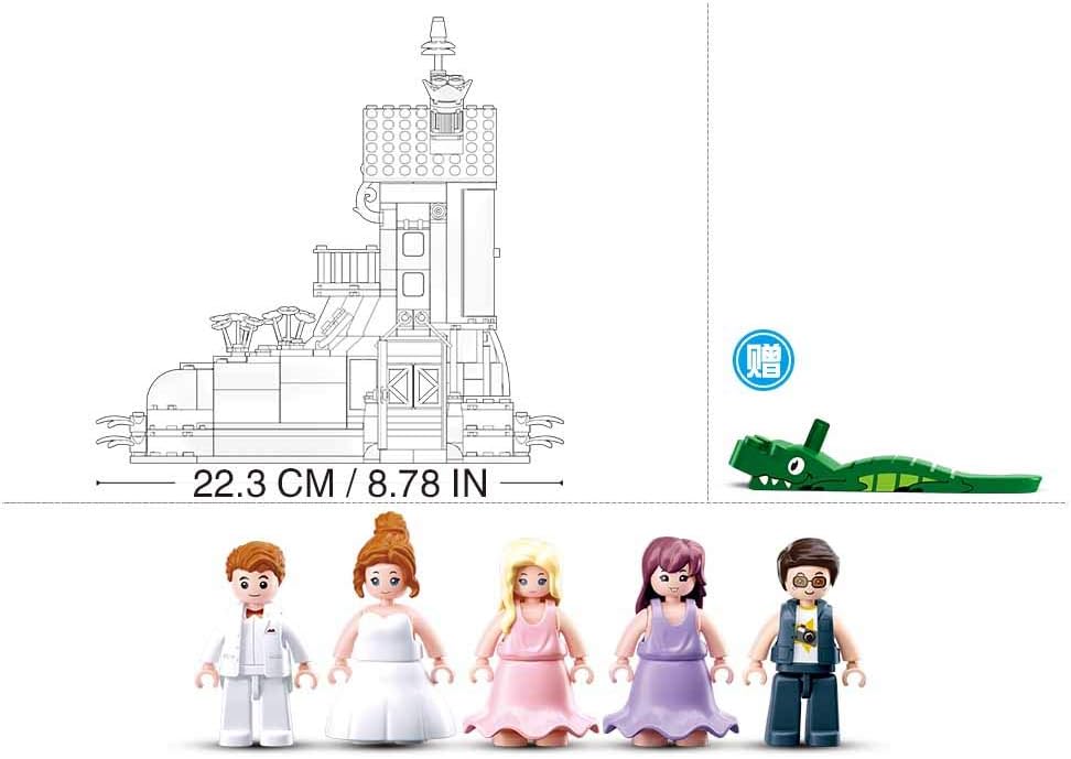 Sluban GIRLS DREAMS WEDDING ROOM (398pcs) - Image 3