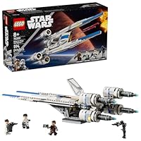 LEGO Star Wars Rebel U-Wing Starfighter Building Set - Includes Cassian Andor, Dedra Meero and K-2SO - Model Action Toy for Andor Fans - Birthday Gift Idea for Boys, Girls, Kids, Ages 8+ - 75399