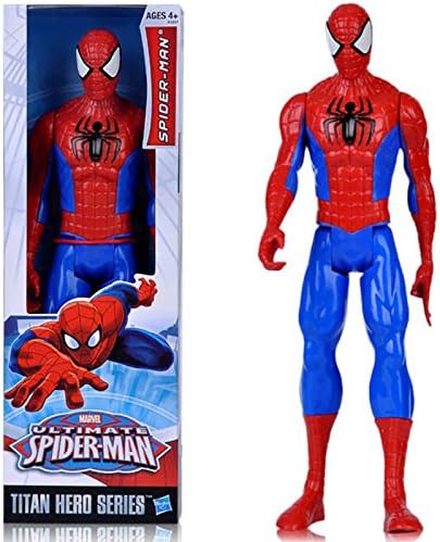 Angel Impex Spider Men With Webby Action Figure (Red And Blue, 12 Inch)