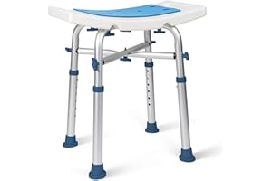GreenChief Heavy Duty Shower Chair 500lb, Shower Stool with Padded Bath Seat, Small Shower Seat for Inside Shower, Narrow Bathtub Chair for Elderly, Senior, Handicap & Disabled