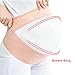DIGGOLD Maternity Belt During Pregnancy - Double Support Belly Band Back Waist Abdomen - Breathable Binder Elastic Soft Comfortable Cotton and Spandex - Upgraded Version One Size All Fit Nude (TM)