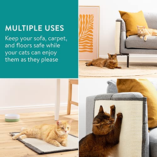 Navaris Cat Scratch Mat Sofa Protector Natural Sisal Furniture