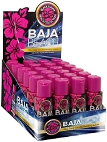 24 X TAN INC BAJA BEACH ACCELERATING LOTION BOX DEAL 60MLS SUNBED LOTION TANNING CREAM
