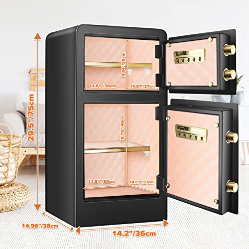 [2023 HOT] Extra Large Safes Box Fireproof Waterproof with Two