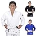 Elite Sports Kid's New Item Deluxe Ijf Judo Gi with Preshrunk Fabric and Free Belt (0), White