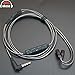 OKCSC Earphone Cables Button Control MMCX Cable with Mic Headphone Cable Replacement Repair Wire（Microphone）