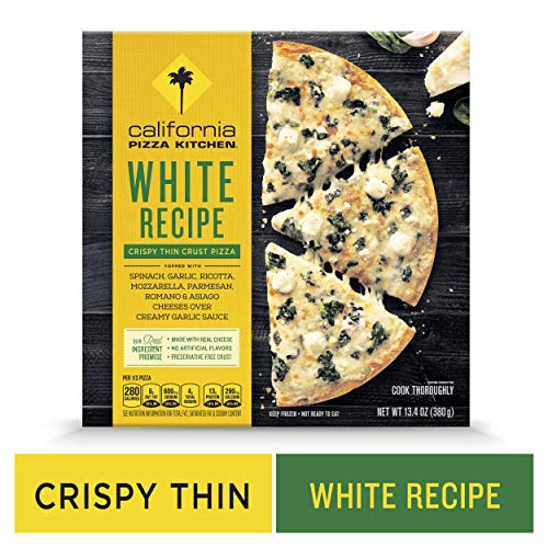 CALIFORNIA PIZZA KITCHEN Crispy Thin Crust Frozen Pizza White Recipe 13.4 oz.