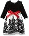 Bonnie Baby Girls' 18 Months Long Sleeve Stretch Velvet Party Dress, Black