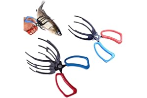 Drkicsy 3 Claw Fish Gripper, Fishing Pliers Gripper Metal Fish Control Clamp Claw, Claw Fish Gripper Fish Pliers Fish Grabber Fish Grip Tackle Tool Control Forceps Fishing Accessories
