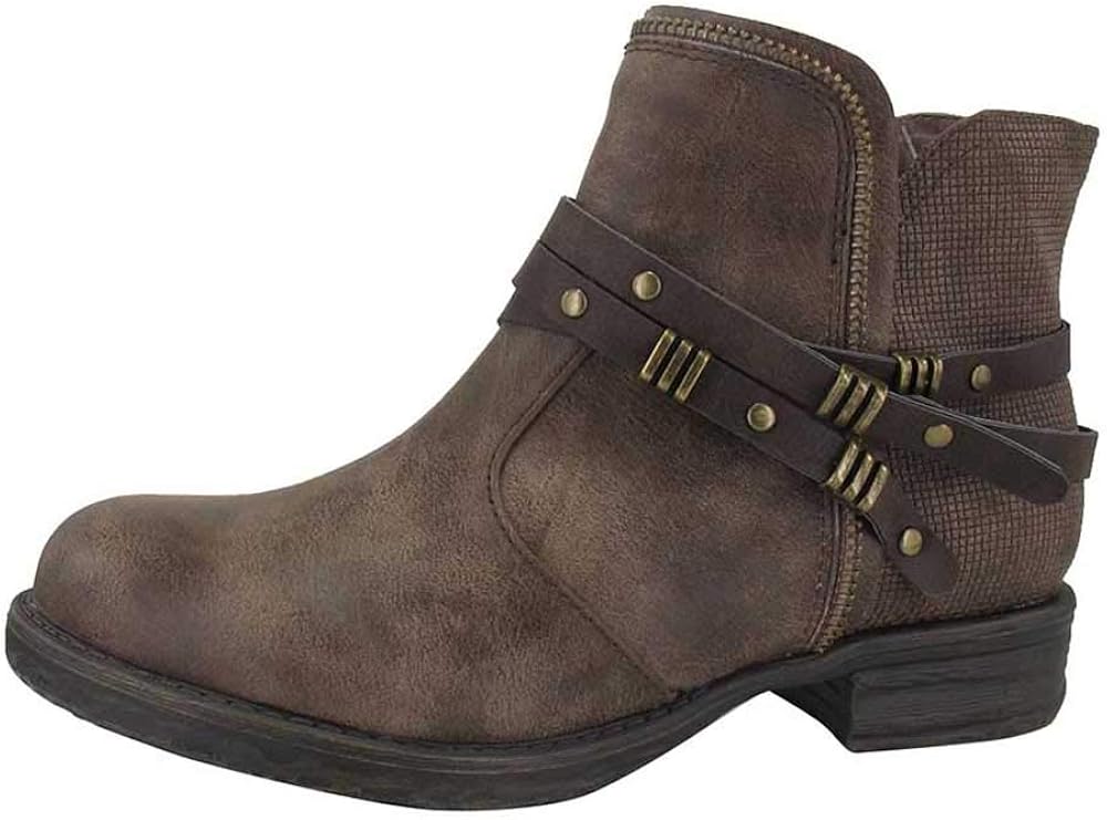 Jellypop Reese Womens Ankle Boots Brown Ankle & Bootie