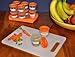 Sprout Cups Baby Food Storage 2oz Containers w Lock-in-Place Storage Tray & Lids (12pk) -The Stackable, Datable, Dry-Erasable, Leakproof BPA-Free Jars, Freezer, Microwave & Dishwasher Safe, Gift